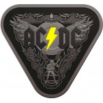 2018 $5 AC/DC 45 Years of Thunder Fine Silver Nickel Plated Coloured Triangular Coin